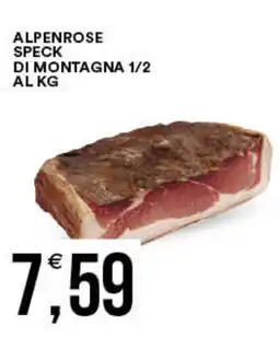 Vantaggio Cash&Carry Alpenrose speck di montagna 1/2 offerta
