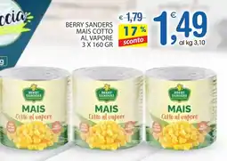Berry sanders mais cotto al vapore