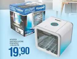 Qui Discount Kooper raffrescatore portatile 3 velocità offerta