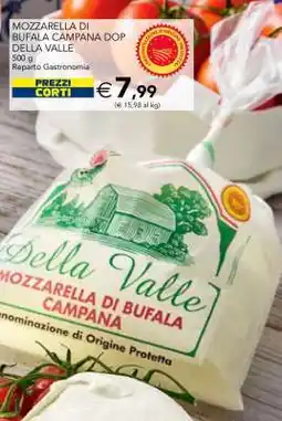 Esselunga MOZZARELLA DI BUFALA CAMPANA DOP DELLA VALLE offerta