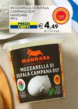 Esselunga Mozzarella di Bufala Campana DOP Mandara offerta