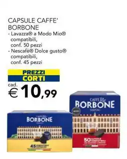 Esselunga CAPSULE CAFFÈ BORBONE offerta