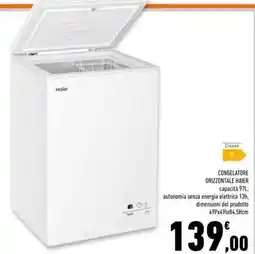 Conad Superstore CONGELATORE ORIZZONTALE HAIER offerta