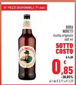 Conad BIRRA MORETTI offerta