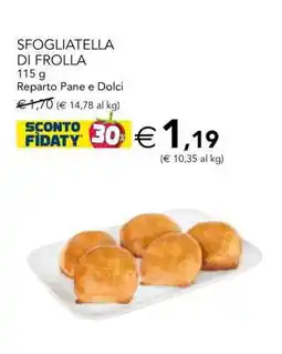 Esselunga SFOGLIATELLA DI FROLLA offerta