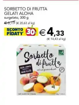 Esselunga SORBETTO DI FRUTTA GELATI ALOHA offerta