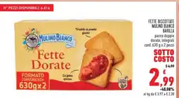 Conad Fette Biscottate Mulino Bianco Barilla offerta