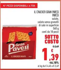 Conad Il Cracker Gran Pavesi Pavesi offerta