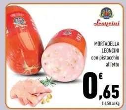 Conad Superstore MORTADELLA LEONCINI offerta