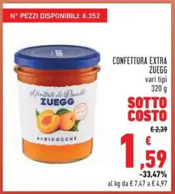 Conad Confettura Extra Zuegg offerta