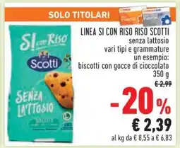 Conad Linea Si con Riso Riso Scotti offerta