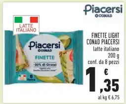 Conad Finette Light Conad Piacersi offerta