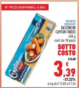 Conad Bastoncini Capitan Findus offerta