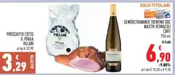 Conad Prosciutto Cotto Il Praga Villani offerta