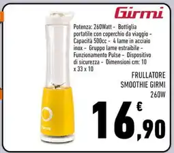 Conad Superstore FRULLATORE SMOOTHIE GIRMI 260W offerta