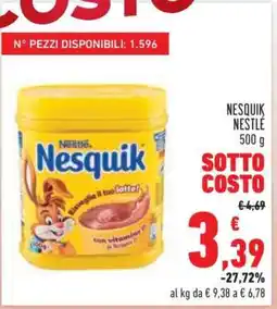Conad NESQUIK NESTLÉ 500 g offerta