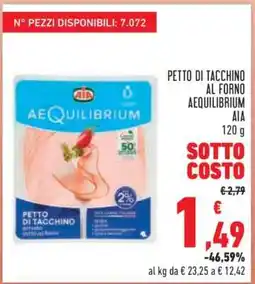 Conad Petto di Tacchino al Forno Aequilibrium offerta