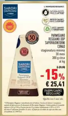Conad Parmigiano Reggiano DOP Sapori&Dintorni Conad offerta