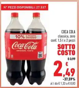 Conad Coca Cola offerta