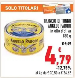 Conad TRANCIO DI TONNO ANGELO PARODI offerta