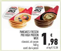 Conad PANCAKES FRESCHI PRO HIGH PROTEIN MILK offerta