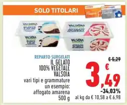 Conad IL GELATO 100% VEGETALE VALSOIA offerta