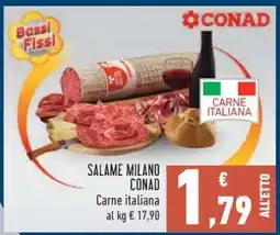 Conad Salame Milano Conad offerta