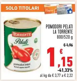 Conad POMODORI PELATI LA TORRENTE offerta