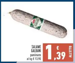 Conad SALAME GALBANI offerta