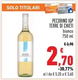 Conad PECORINO IGP TERRE DI CHIETI offerta