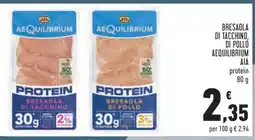 Conad BRESAOLA DI TACCHINO, DI POLLO AEQUILIBRIUM offerta