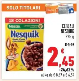 Conad CEREALI NESQUIK offerta