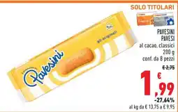 Conad Pavesini Pavesi offerta