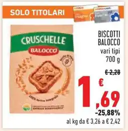 Conad Biscotti Balocco offerta