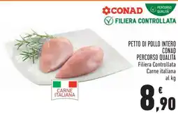 Conad Petto Di Pollo Intero offerta