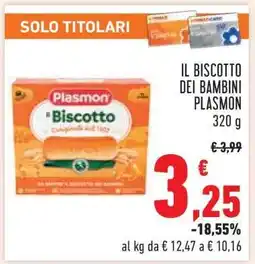 Conad IL BISCOTTO DEI BAMBINI PLASMON offerta