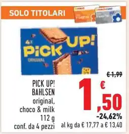 Conad PICK UP! BAHLSEN offerta