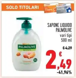 Conad Sapone Liquido Palmolive offerta