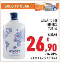 Conad Atlantic Gin Nordés offerta