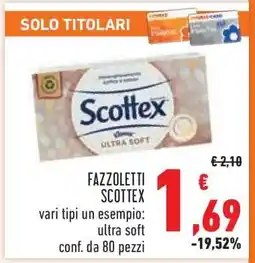 Conad FAZZOLETTI SCOTTEX offerta