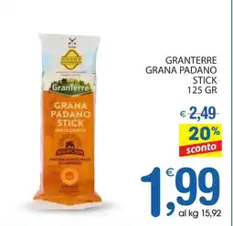 Qui Discount Granterre grana padano stick offerta