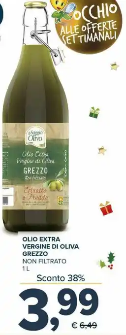 Todis Olio Extra Vergine Di Oliva Grezzo Non Filtrato 1L offerta