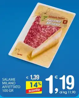 Qui Discount Salame milano affettato offerta