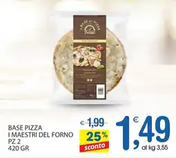 Qui Discount Base pizza i maestri del forno offerta