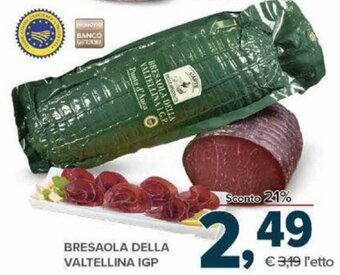 Todis Bresaola Della Valtellina IGP offerta