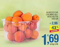 Qui Discount Albicocche calibro 45+ vaschetta offerta