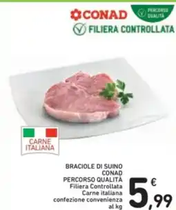 Spazio Conad Braciole di suino conad percorso qualità offerta
