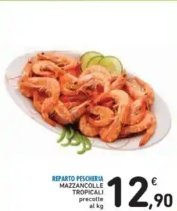Spazio Conad Reparto pescheria mazzancolle tropicali precotte al kg offerta