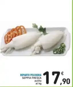 Spazio Conad Reparto pescheria seppia fresca pulita al kg offerta