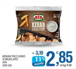 Qui Discount Kebab tacchino surgelato ΑΙΑ offerta